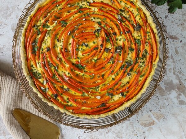 Quiche mit Kürbis