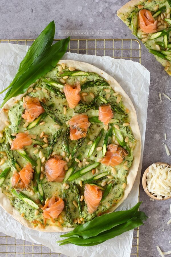 Flammkuchen mit Bärlauch