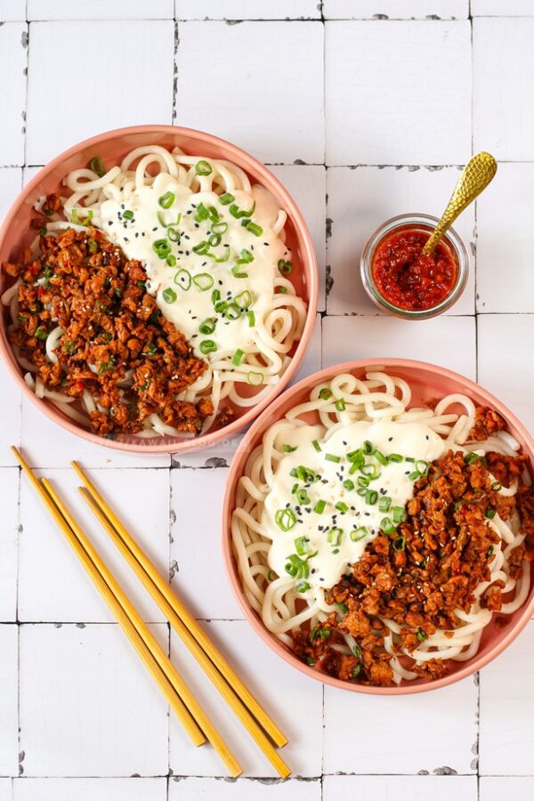 Mappo Tofu Udon vegan