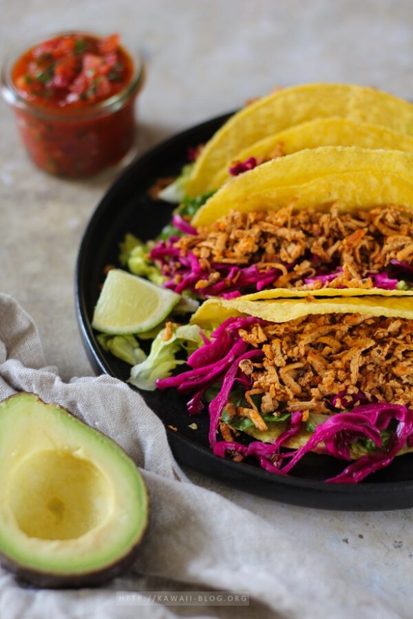 Tacos mit pulled Tofu