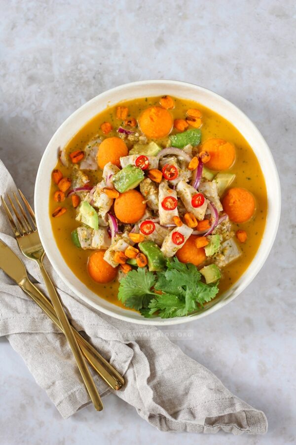 Ceviche mit Wolfsbarsch