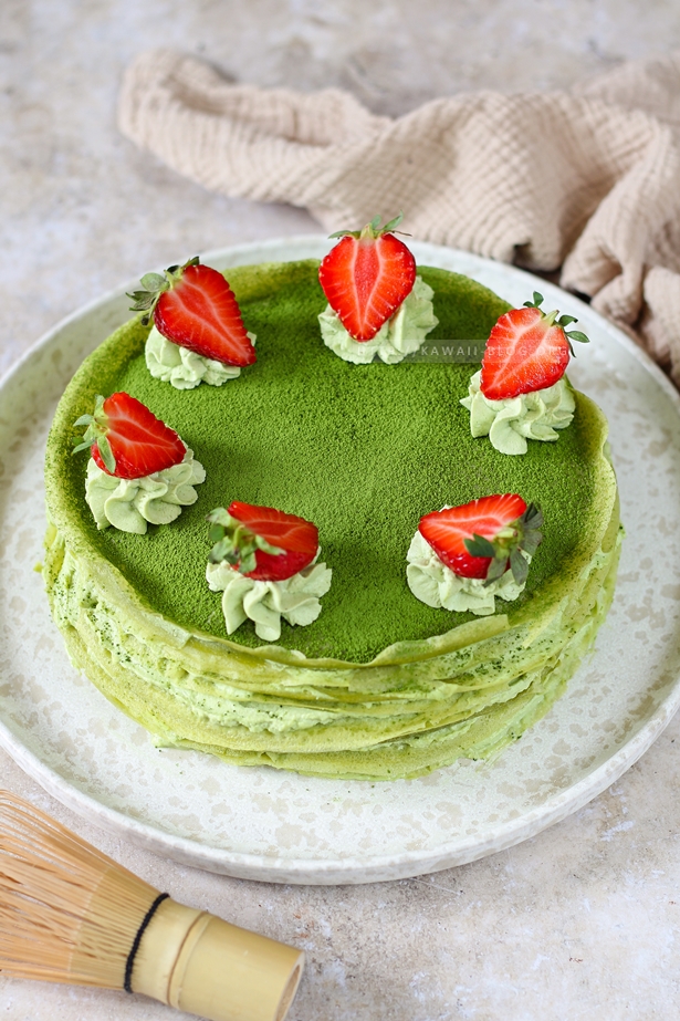 Matcha Crepe Torte
