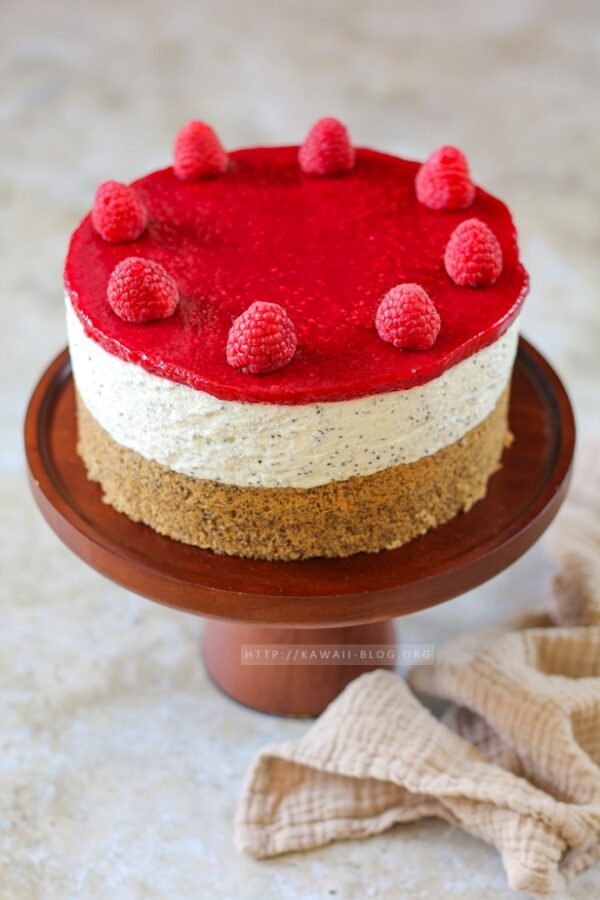 Mohn Himbeer Torte