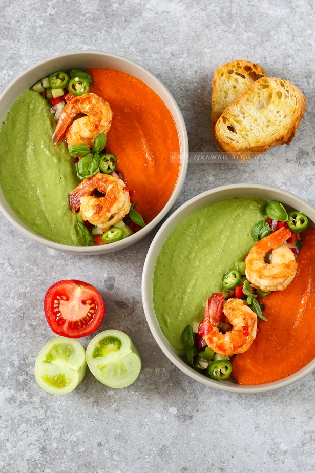 Zweierlei Gazpacho