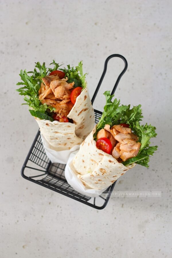 Pulled Lachs Wraps