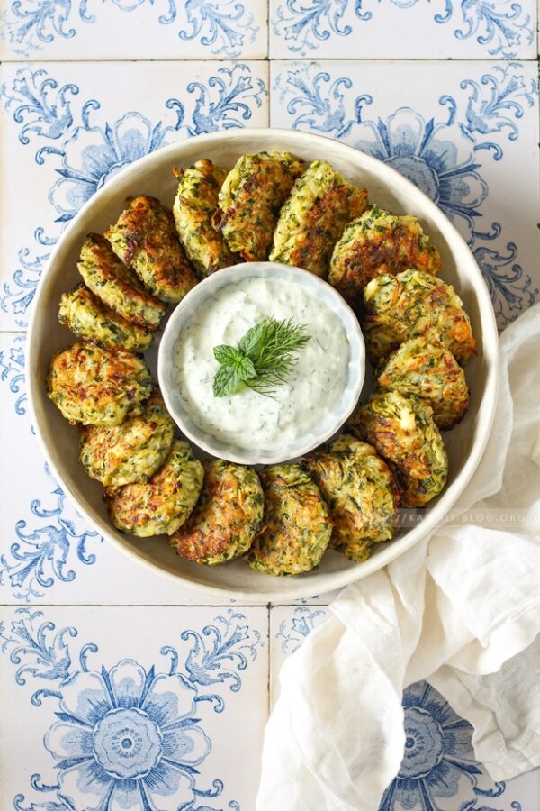 Griechische Zucchini Puffer