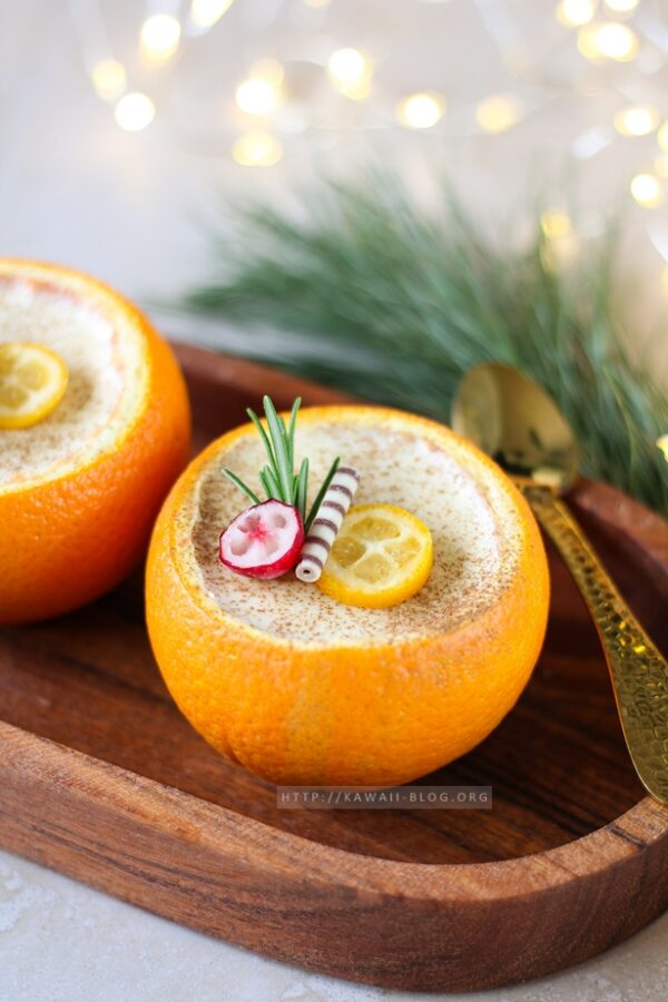 Pana Cotta in Orangenschale