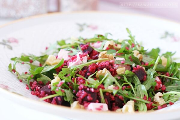 Rote Beete Salat mit Rucola