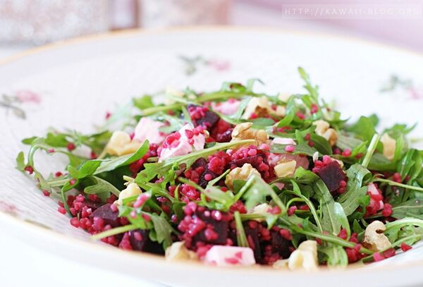 Rote Beete Salat mit Rucola