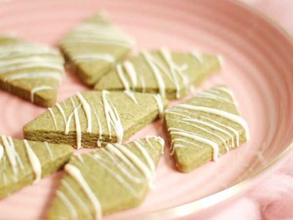 Matcha Butterplätzchen