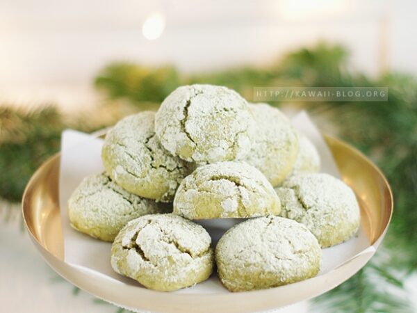 Plätzchen mit Matcha