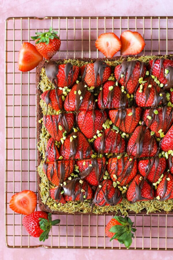 Dubai Erdbeerkuchen