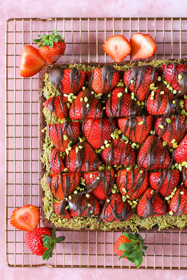 Dubai Erdbeerkuchen