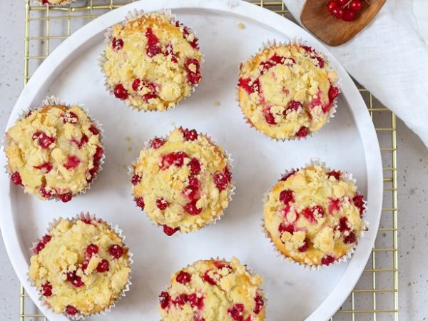 Johannisbeer Streusel Muffins