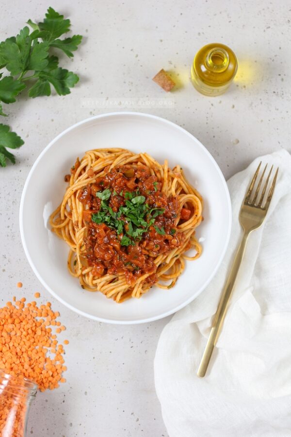 Linsenbolognese