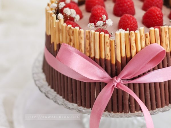 Torte mit Mikado