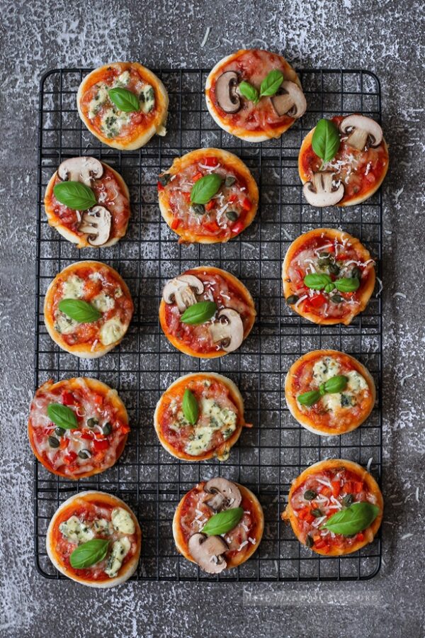 Mini Pizzen selbstgemacht