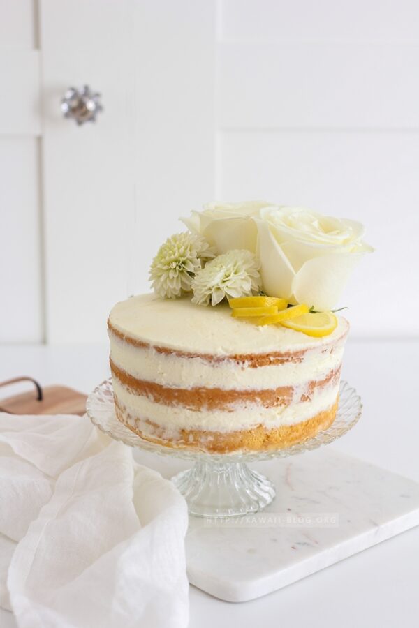 Naked Cake mit Lemoncurd